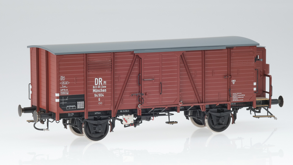Dingler/ Lokladen "G90" DB "DR Brit-US-Zone" Ep.IIIa gedeckter Güterwagen